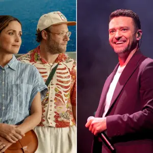 Why Platonic Chose Justin Timberlake Song for Lamest Dance Number A Little Bit Past Its Prime Rose Byrne and Seth Rogen 004