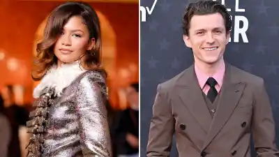 Zendaya Sizzles in Metallic Dress After Tom Holland Gushes Over His Fiancee