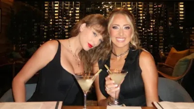 Brittany Mahomes and Taylor Swift Coordinate in Black While Celebrating Her 30th Birthday