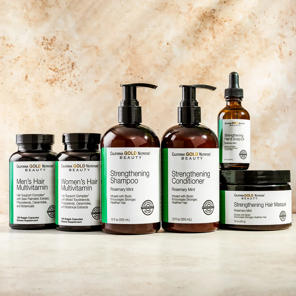 California Gold Strengthening Hair Products