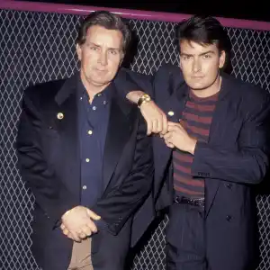 Charlie and Martin Sheen