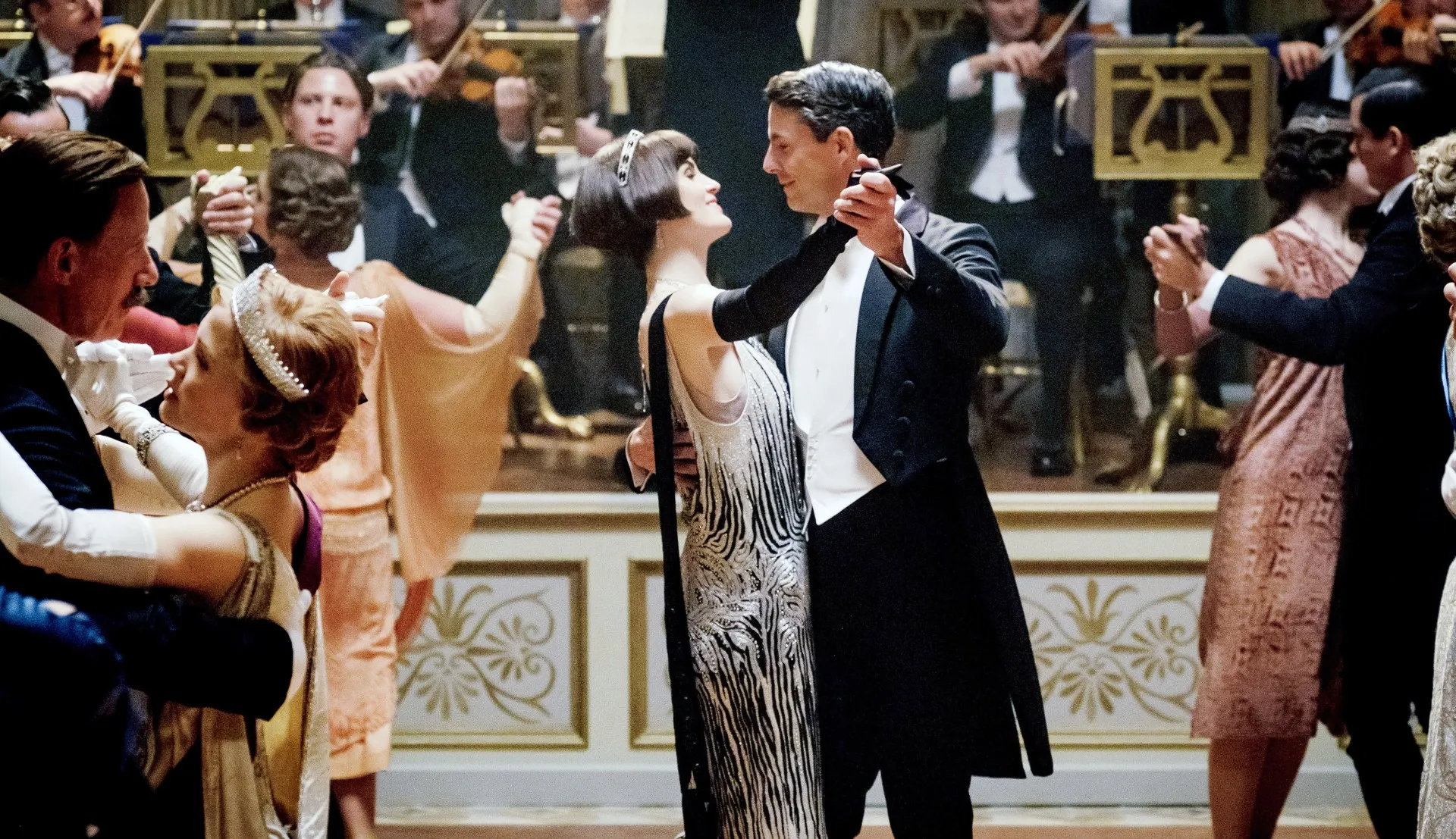 Michelle Dockery, Matthew Goode in Downton Abbey