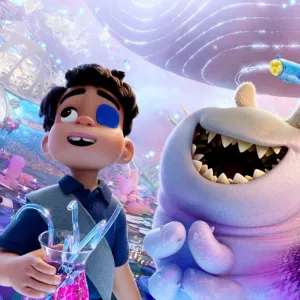 Ooooo (voice: Shirley Henderson), Elio (voice: Yonas Kibreab), Glordon (voice: Remy Edgerly) in Elio