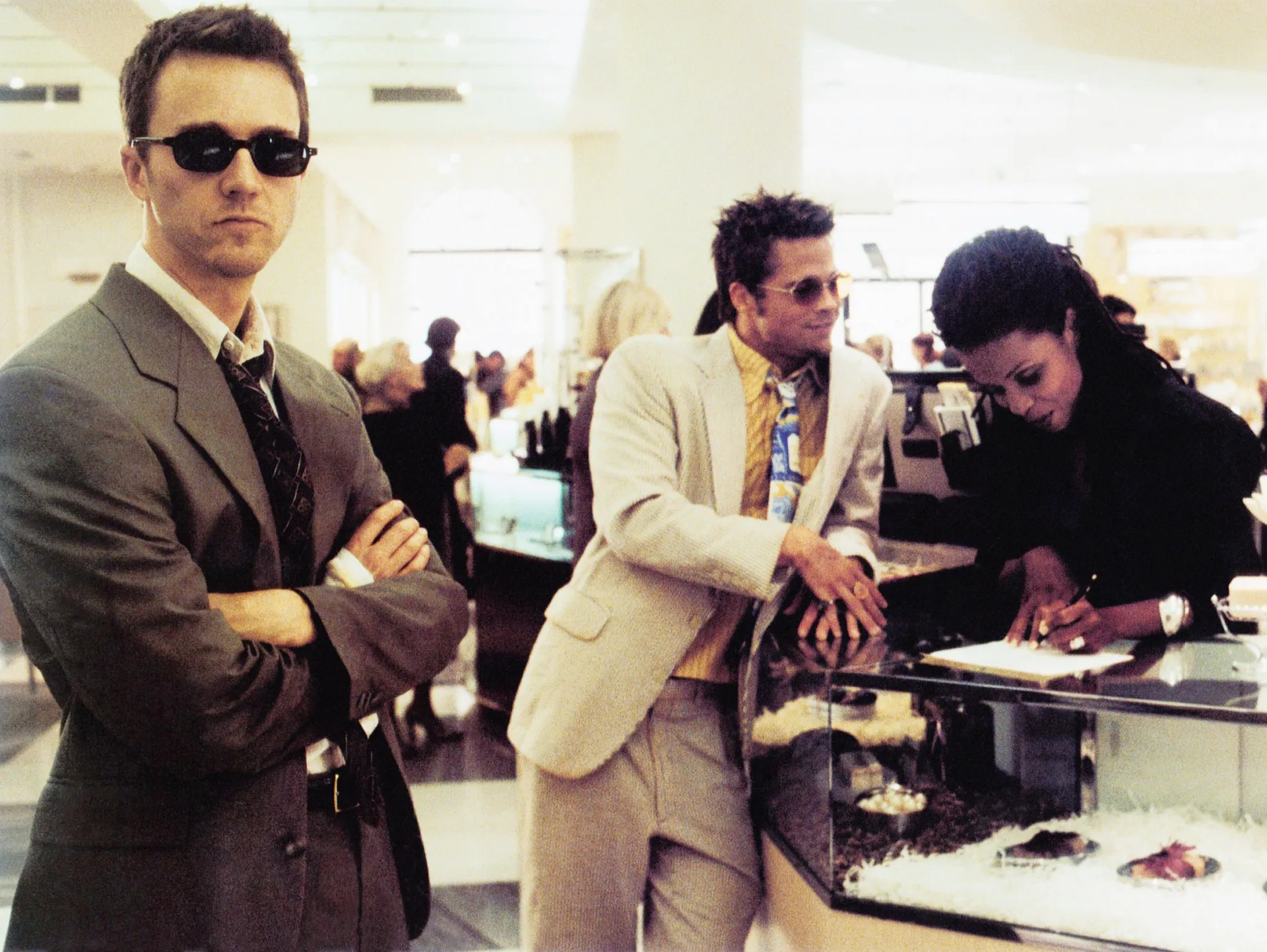 Edward Norton and Brad Pitt in Fight Club