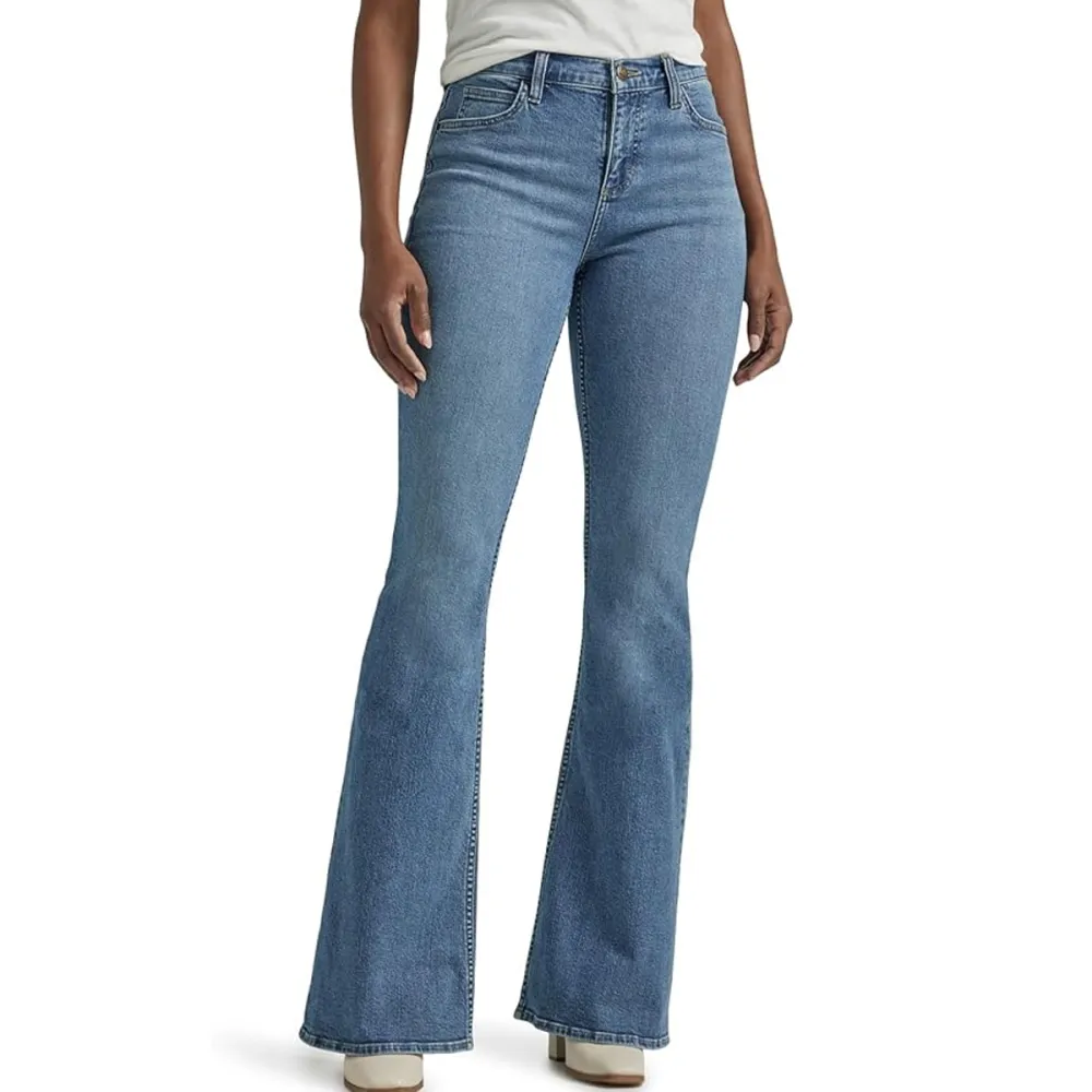 Lee Women's Legendary Mid Rise Flare Jeans