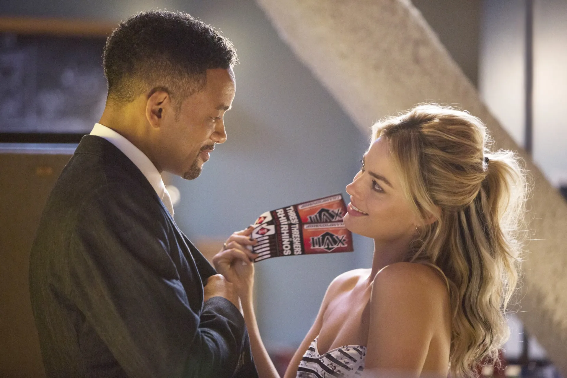 Will Smith and Margot Robbie in Focus