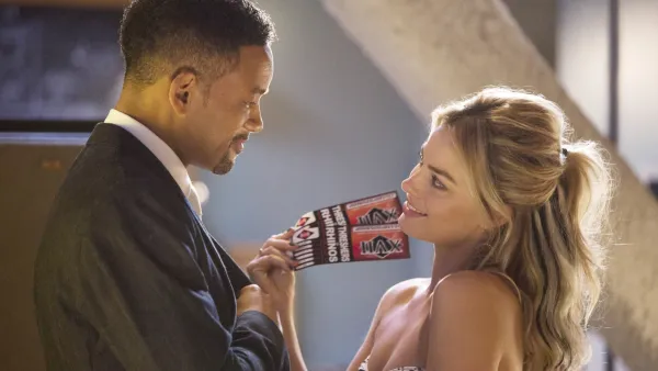 Will Smith and Margot Robbie in Focus