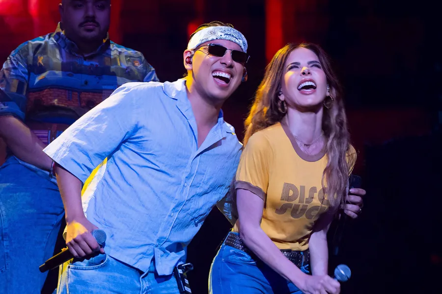 Gloria Trevi y Grupo Firme en los ensayos de Premios Juventud 2025 en Panamá