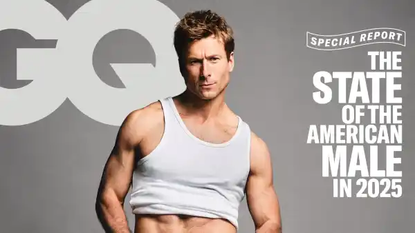 Glen Powell Flexes Massive Muscles on Camp ‘Masculinity’ Cover of ‘GQ’