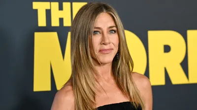 Jennifer Aniston at "The Morning Show" Season 4 Premiere held at The Museum of Modern Art on September 09, 2025 in New York, New York. (Photo by Gilbert Flores/Variety via Getty Images)