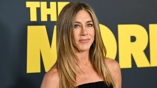 Jennifer Aniston at "The Morning Show" Season 4 Premiere held at The Museum of Modern Art on September 09, 2025 in New York, New York. (Photo by Gilbert Flores/Variety via Getty Images)