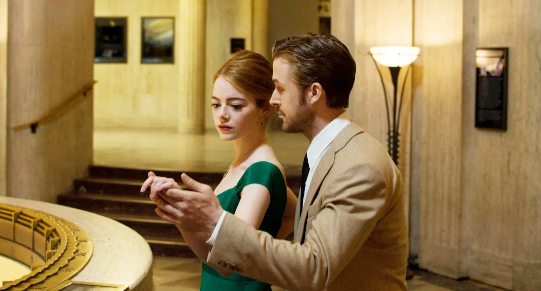 Emma Stone and Ryan Gosling in La La Land