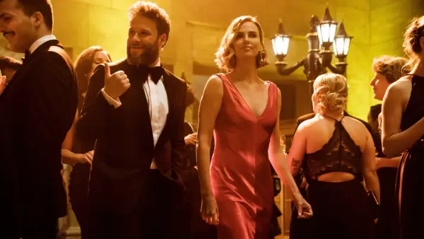 Seth Rogen and Charlize Theron in Long Shot