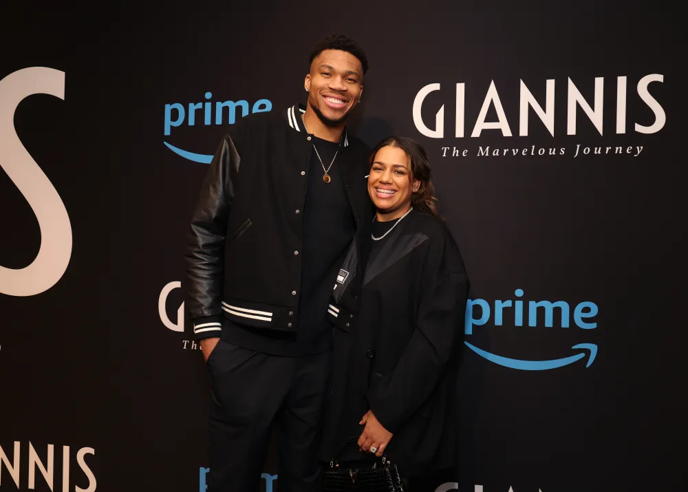 Giannis and Mariah Antetokounmpo