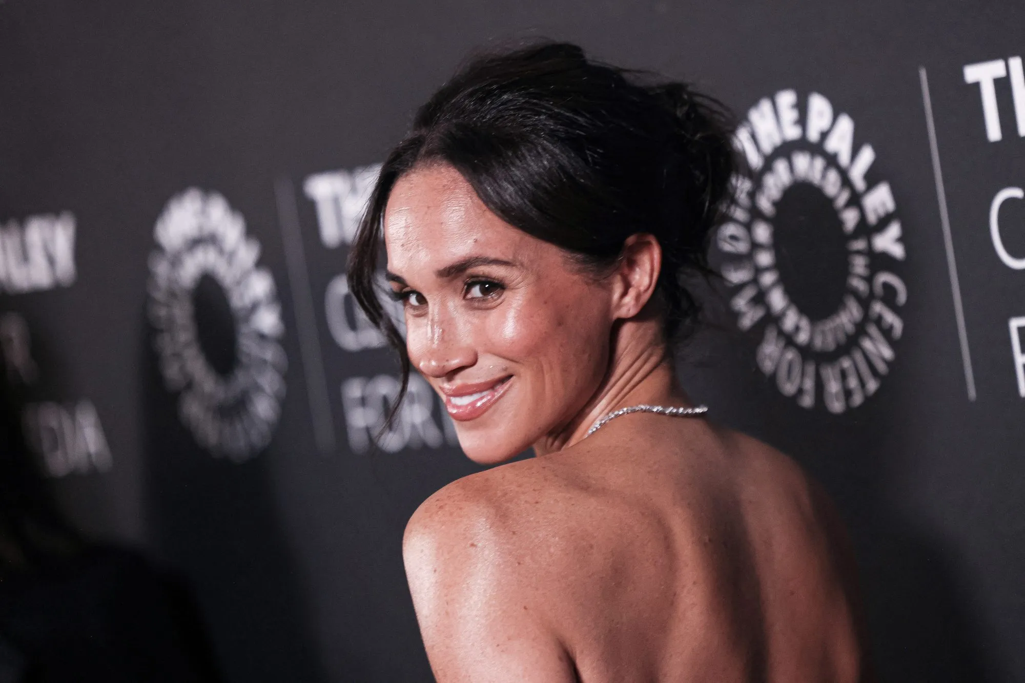 Meghan, Duchess of Sussex arrives for The Paley Center for Media gala honoring actor and director Tyler Perry, at the Beverly Wilshire Hotel in Beverly Hills on December 4, 2024. (Photo by ETIENNE LAURENT / AFP) (Photo by ETIENNE LAURENT/AFP via Getty Images)