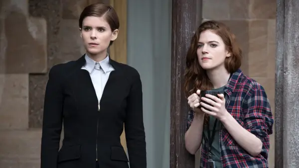 Kate Mara and Rose Leslie in Morgan