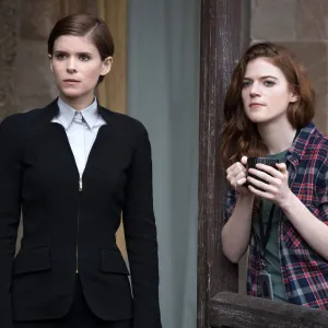 Kate Mara and Rose Leslie in Morgan