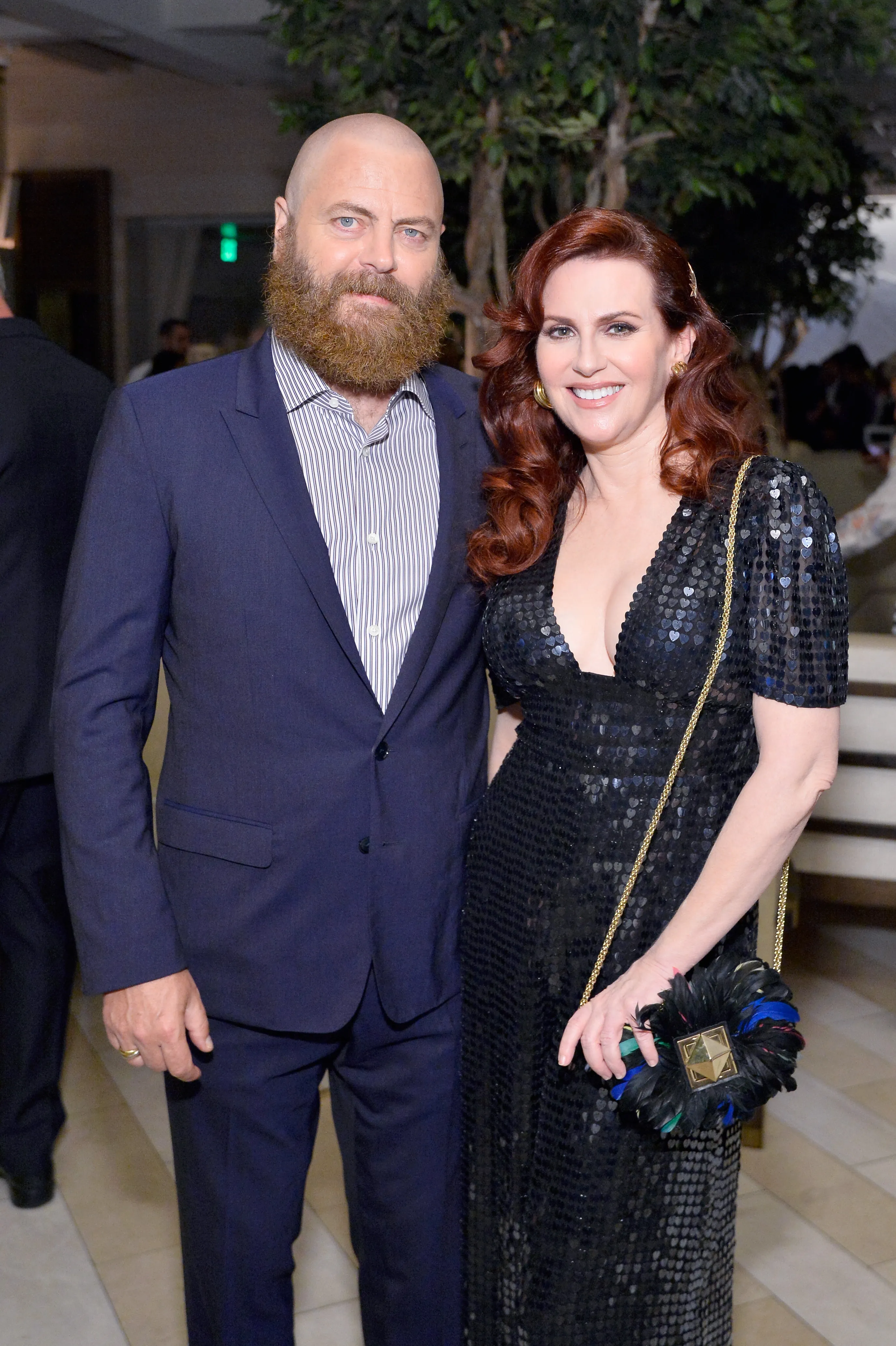 Nick Offerman and Megan Mullally