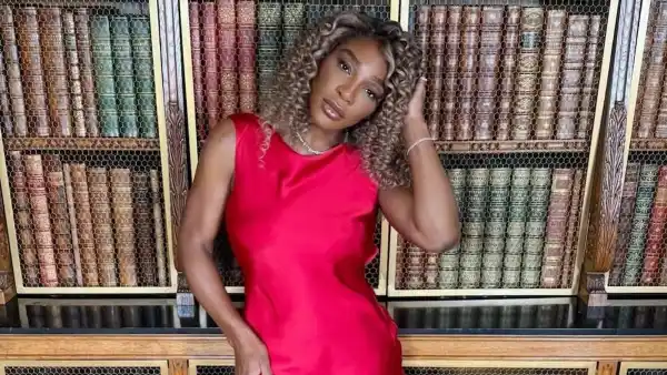 Serena Williams Shows Off Her Hourglass Silhouette in Slinky Red Slip Dress After 31-Lb Weight Loss