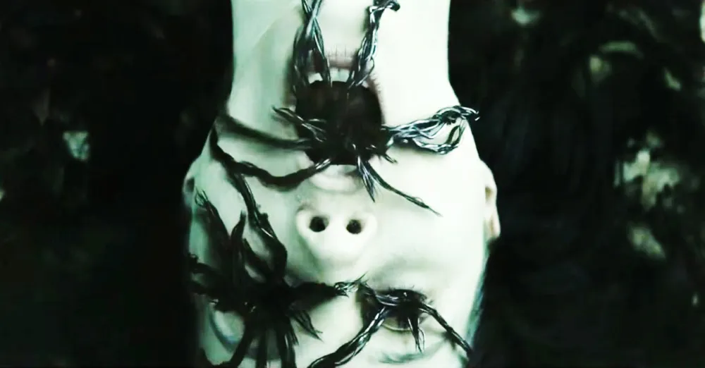 A corpse in Slender Man