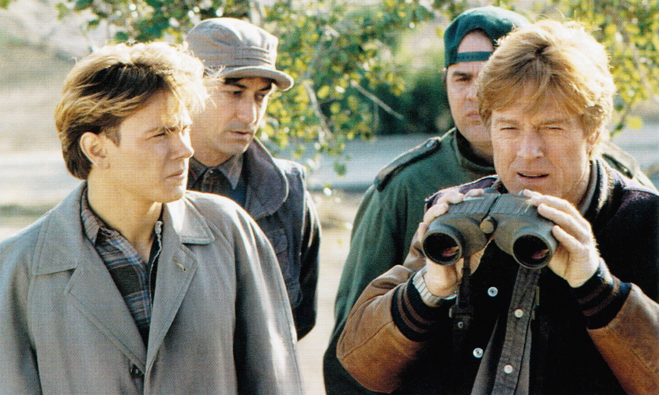 River Phoenix, David Strathairn, Dan Aykroyd, Robert Redford in Sneakers