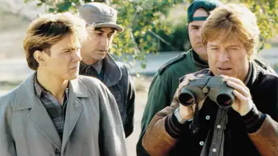 River Phoenix, David Strathairn, Dan Aykroyd, Robert Redford in Sneakers