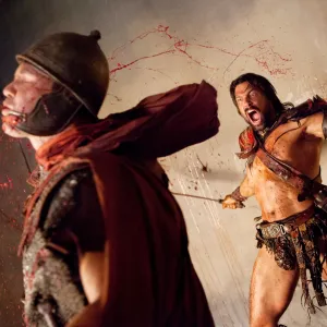 Manu Bennett in Spartacus season 3