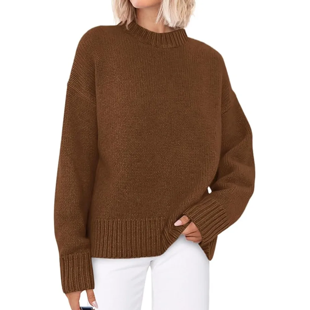 Prettygarden Crewneck Knit Sweater 