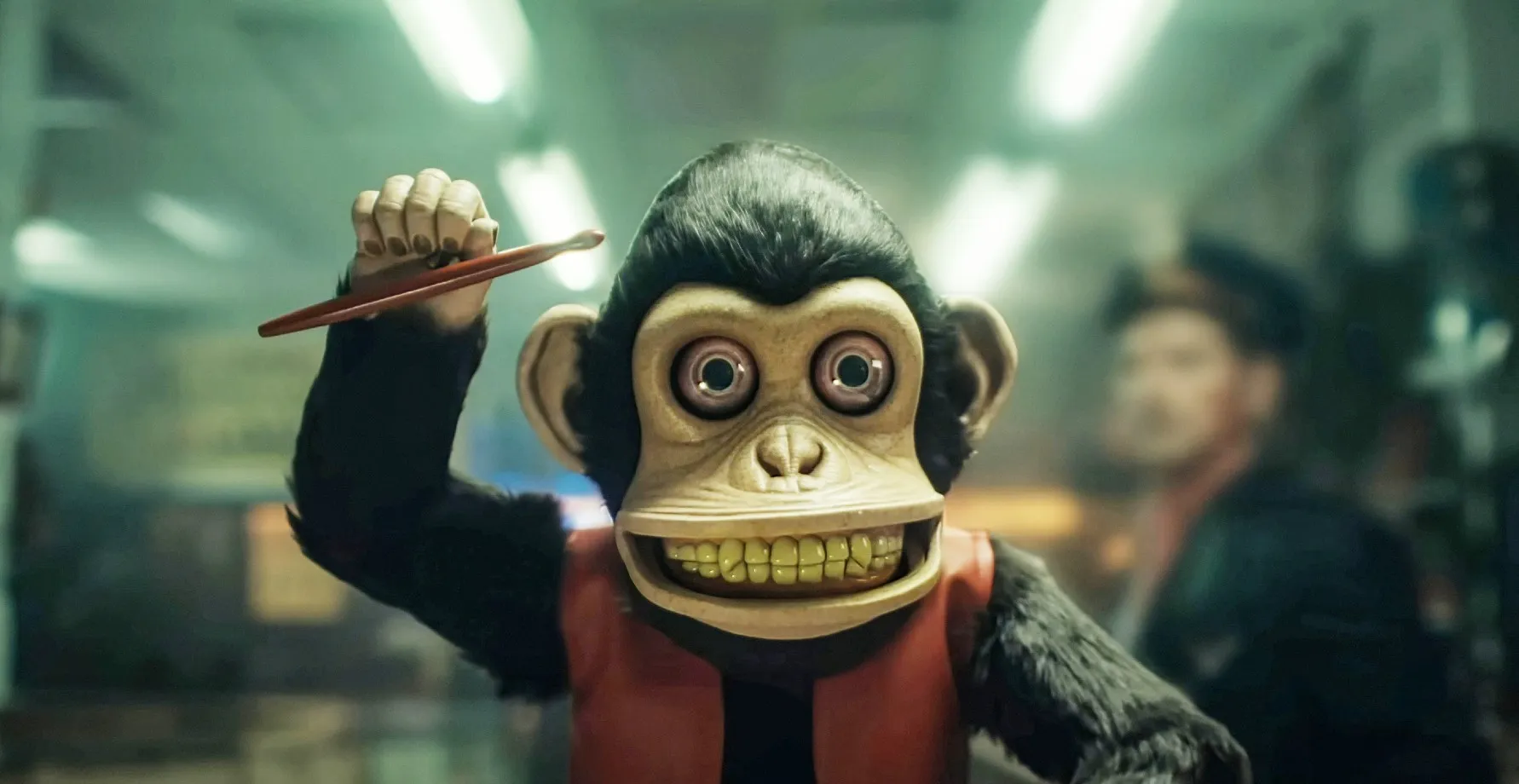 A toy monkey in The Monkey