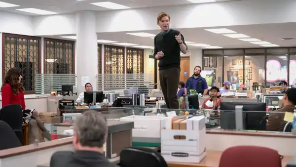 The cast of The Paper