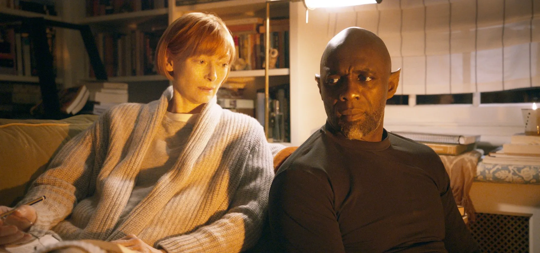 Tilda Swinton and Idris Elba in Three Thousand Years of Longing