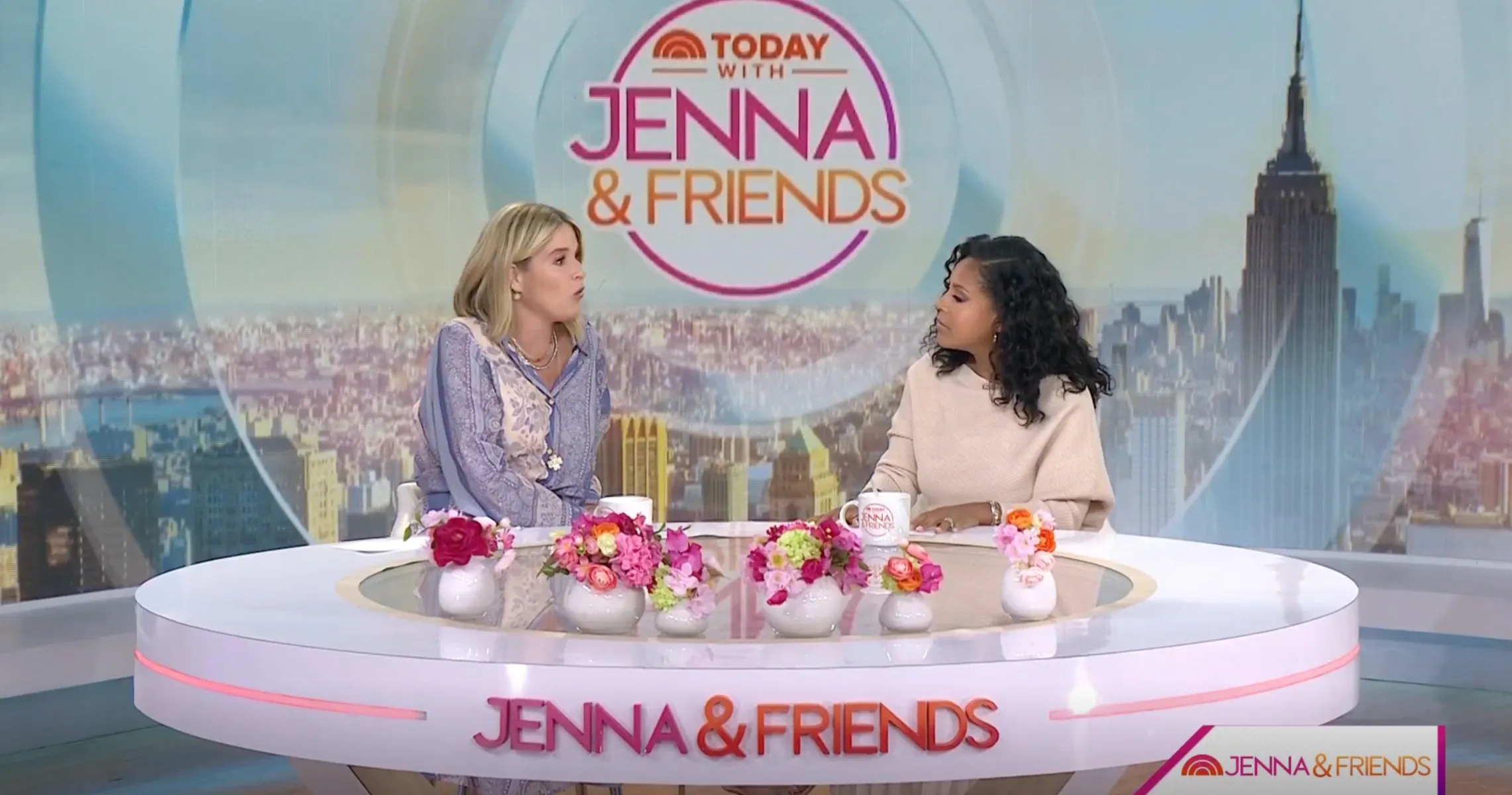 Todays Jenna Bush Hager Cries While Praising Sheinelle Jones Ive Never Met Anyone Stronger