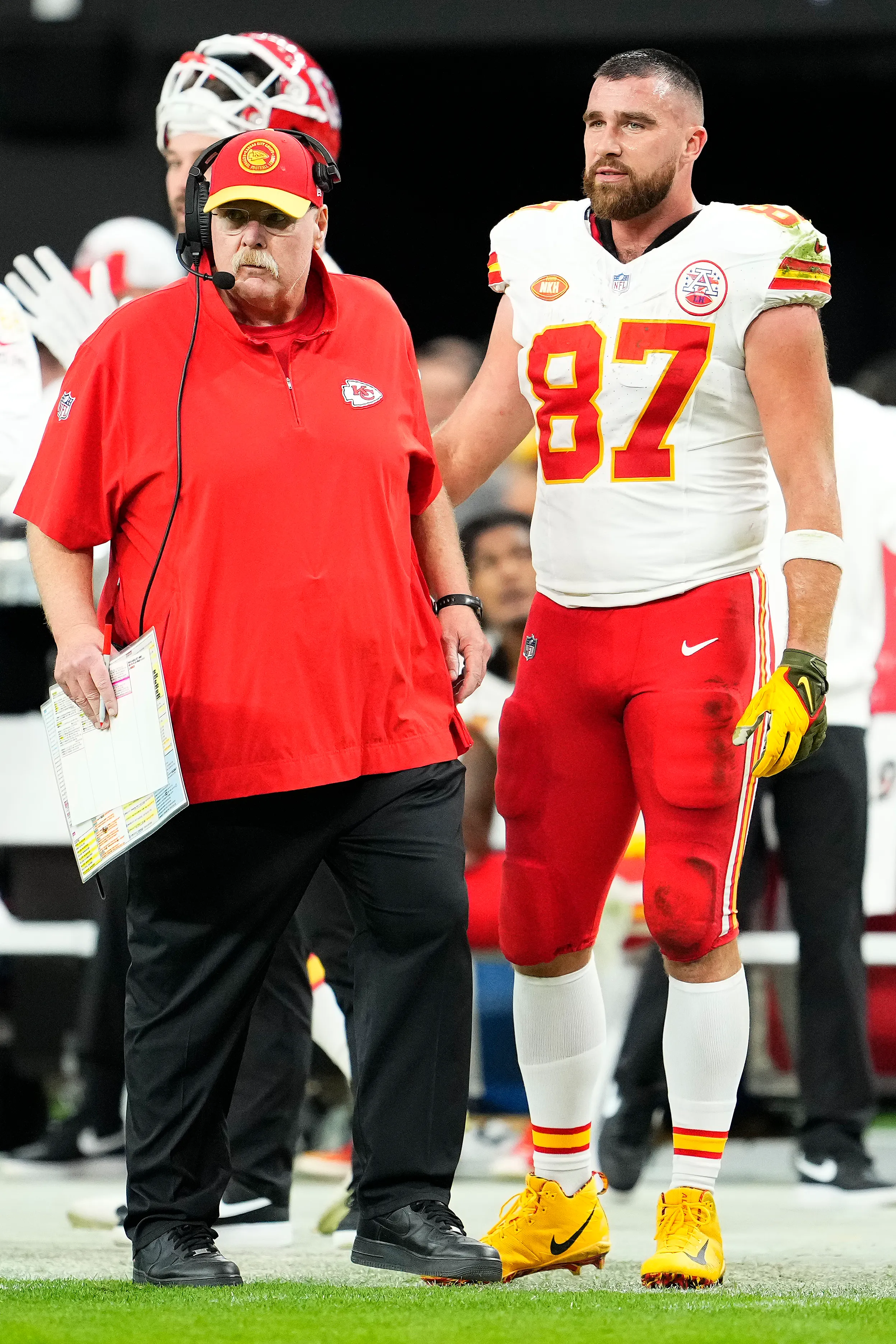 Andy Reid and Travis Kelce