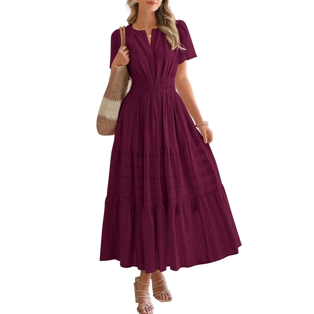 BTFBM Casual Boho Beach Midi Maxi Dresses Dress