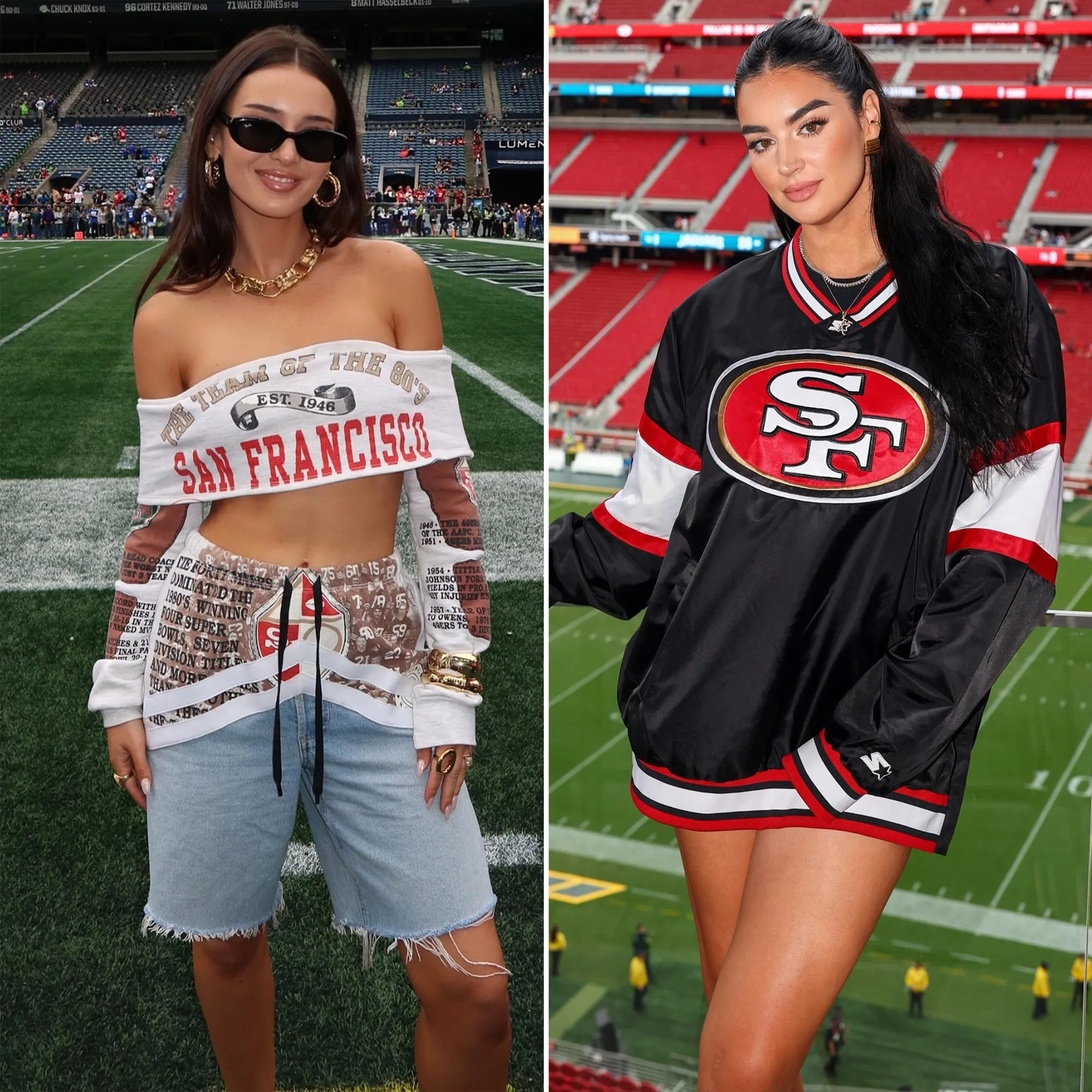 49ers WAGs Claire Kittle and Kristin Juszczyk Explain Why They Use Glam Squads on Game Days