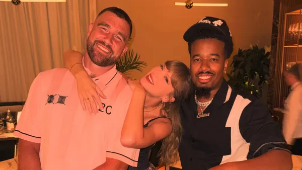 Taylor Swift Rocks Plaid Miniskirt and Crop Top as She Cozies Up to Travis Kelce Ahead of Album Release
