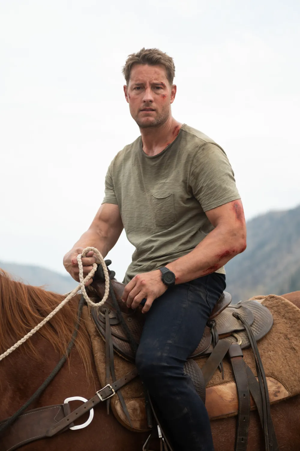 See Justin Hartley's Hottest Moments as Colter on CBS' Hit Series 'Tracker'