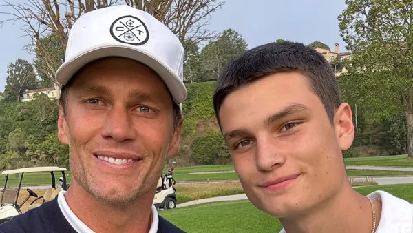 Jack Brady and Tom Brady