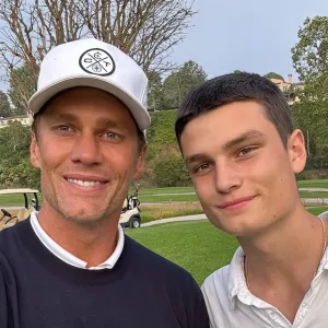Jack Brady and Tom Brady