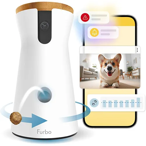 FURBO 360&deg; DOG CAMERA AND TREAT DISPENSER