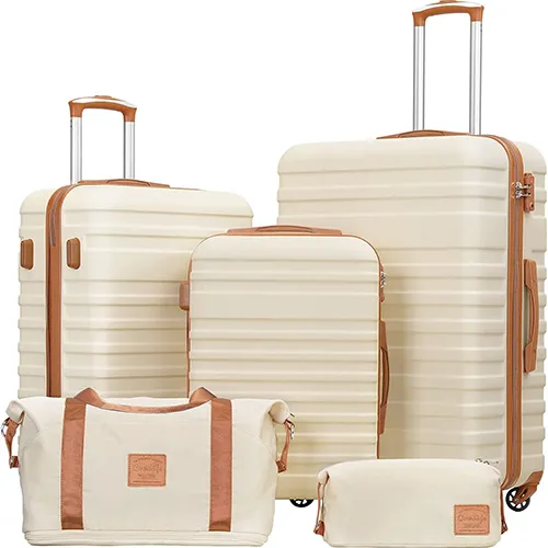 Five-Piece Coolife Luggage Set