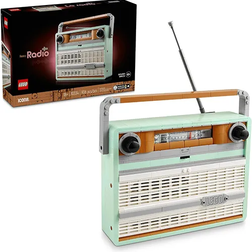 Lego Icons Retro Radio Building Set