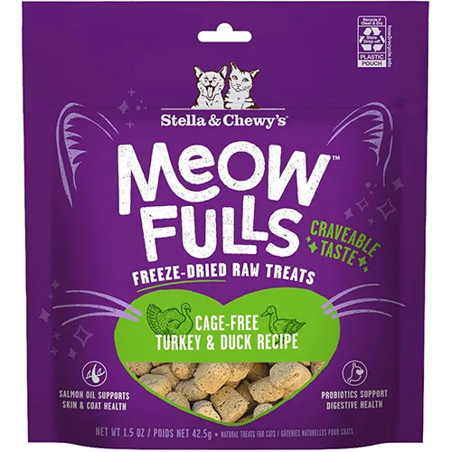STELLA & CHEWY&rsquo;S MEOWFULLS FREEZE-DRIED CAT TREATS