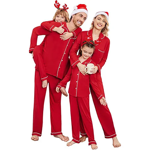 Ekouaer Christmas Family Matching Pajamas