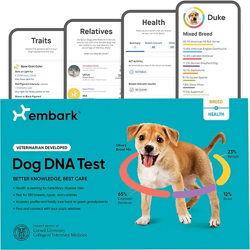 EMBARK BREED & HEALTH DOG DNA TESTING KIT