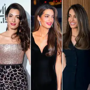 NEW YORK, NEW YORK - SEPTEMBER 29: Amal Clooney attends the Clooney Foundation For Justice Inaugural Albie Awards at New York Public Library on September 29, 2022 in New York City. (Photo by Dimitrios Kambouris/Getty Images for Albie Awards) LONDON, ENGLAND - MAY 15: Amal Clooney attends the "Catch 22" UK premiere at the Vue Westfield on May 15, 2019 in London, United Kingdom. (Photo by Karwai Tang/WireImage) NEW YORK, NEW YORK - SEPTEMBER 26: Amal Clooney arrives for the Albie Awards on September 26, 2024 in New York City. (Photo by Gotham/GC Images)