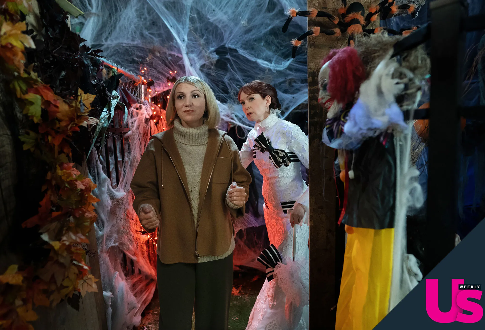 Annaleigh Ashford as Sharon Norman and Carrie Preston as Elsbeth 2 Bugged