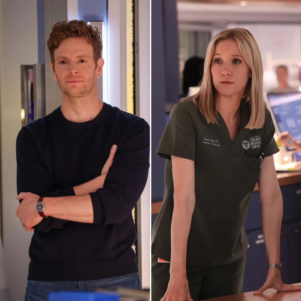 Chicago Med s Nick Gehlfuss Teases Halstead and Pregnant Hannah s Awkward and Perfectly Tense Reunion