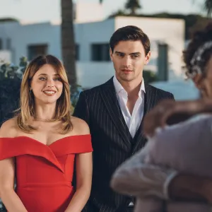 Noah y Nick en la boda