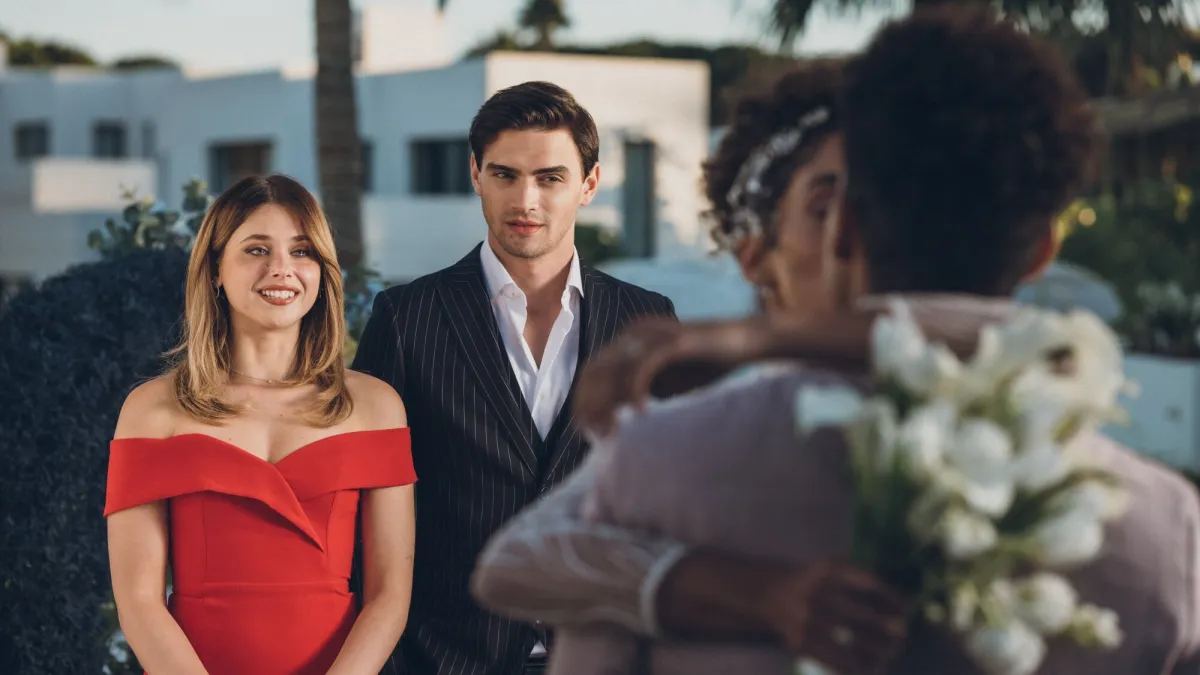 Noah y Nick en la boda